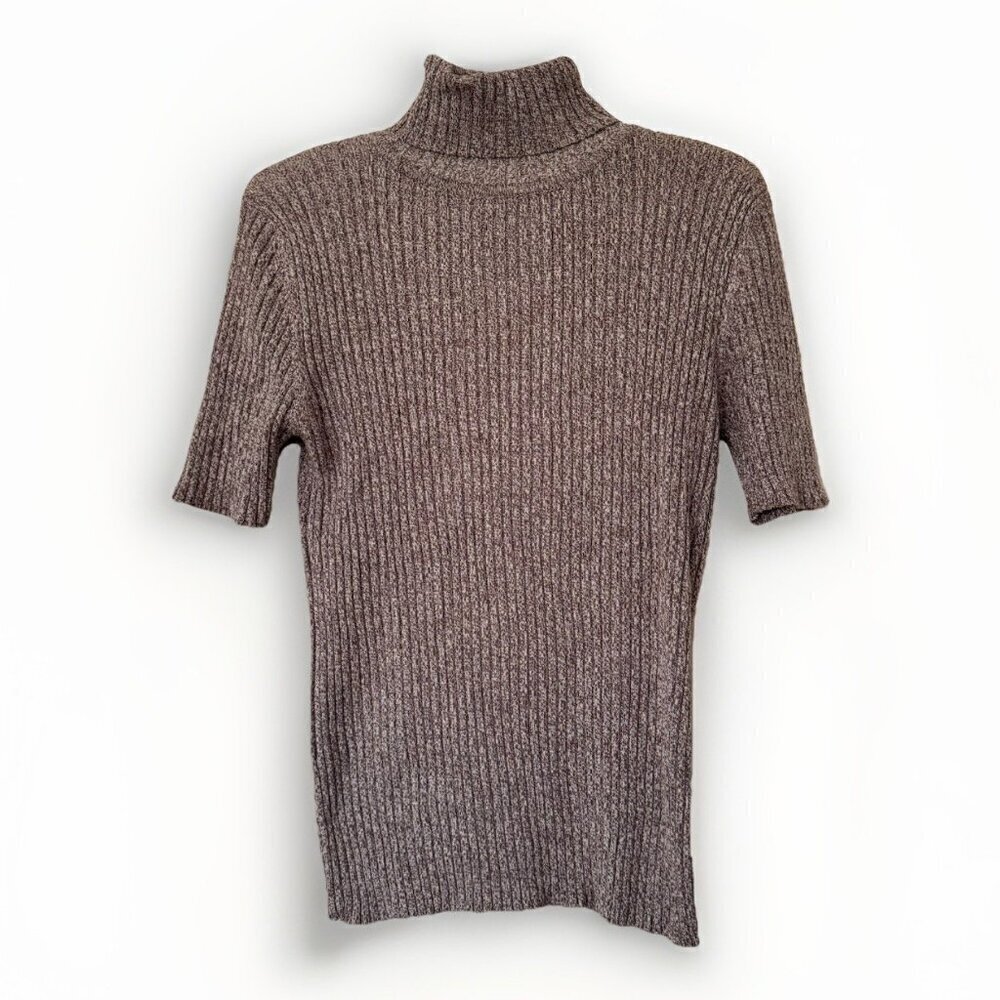 BP Basic Pieces Womens Brown Sweater Shirt Top Turtleneck Size XL